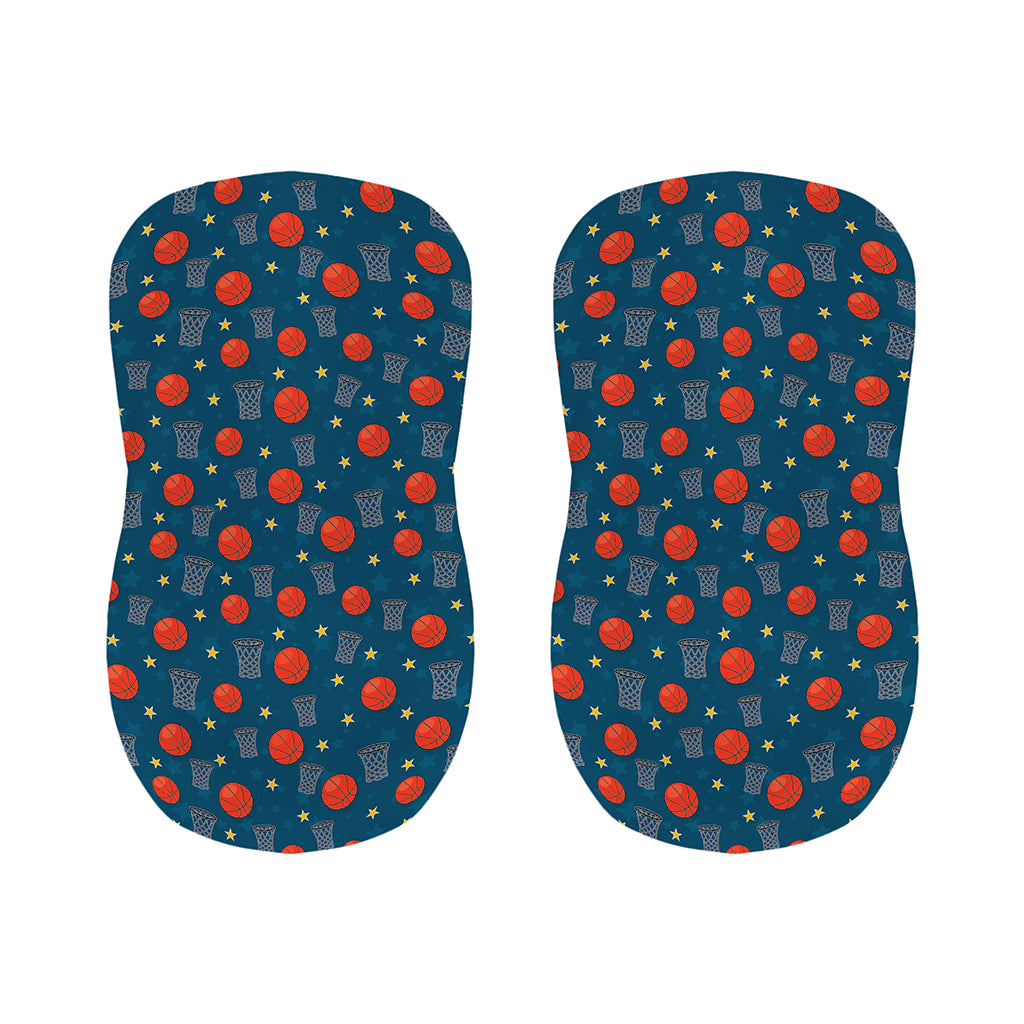 Basketball Theme Pattern Print Bar Stool Covers