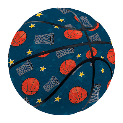 Basketball Theme Pattern Print Basketball