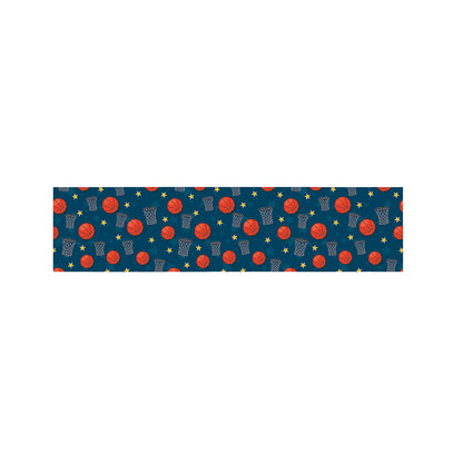 Basketball Theme Pattern Print Bed Runner