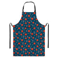 Basketball Theme Pattern Print Bib Apron With Pocket