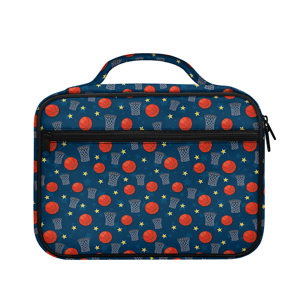 Basketball Theme Pattern Print Briefcase Bible Bag