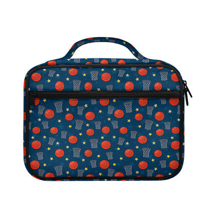 Basketball Theme Pattern Print Briefcase Bible Bag