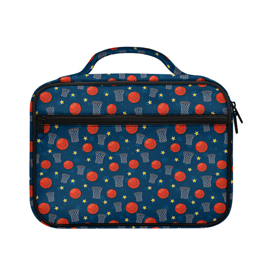 Basketball Theme Pattern Print Briefcase Bible Bag