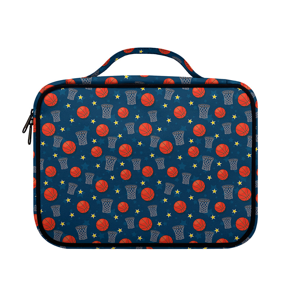 Basketball Theme Pattern Print Briefcase Bible Bag
