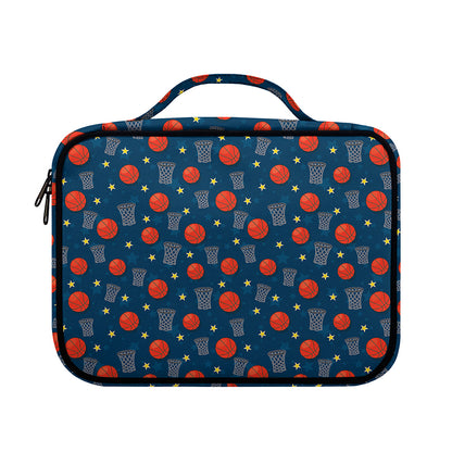 Basketball Theme Pattern Print Briefcase Bible Bag