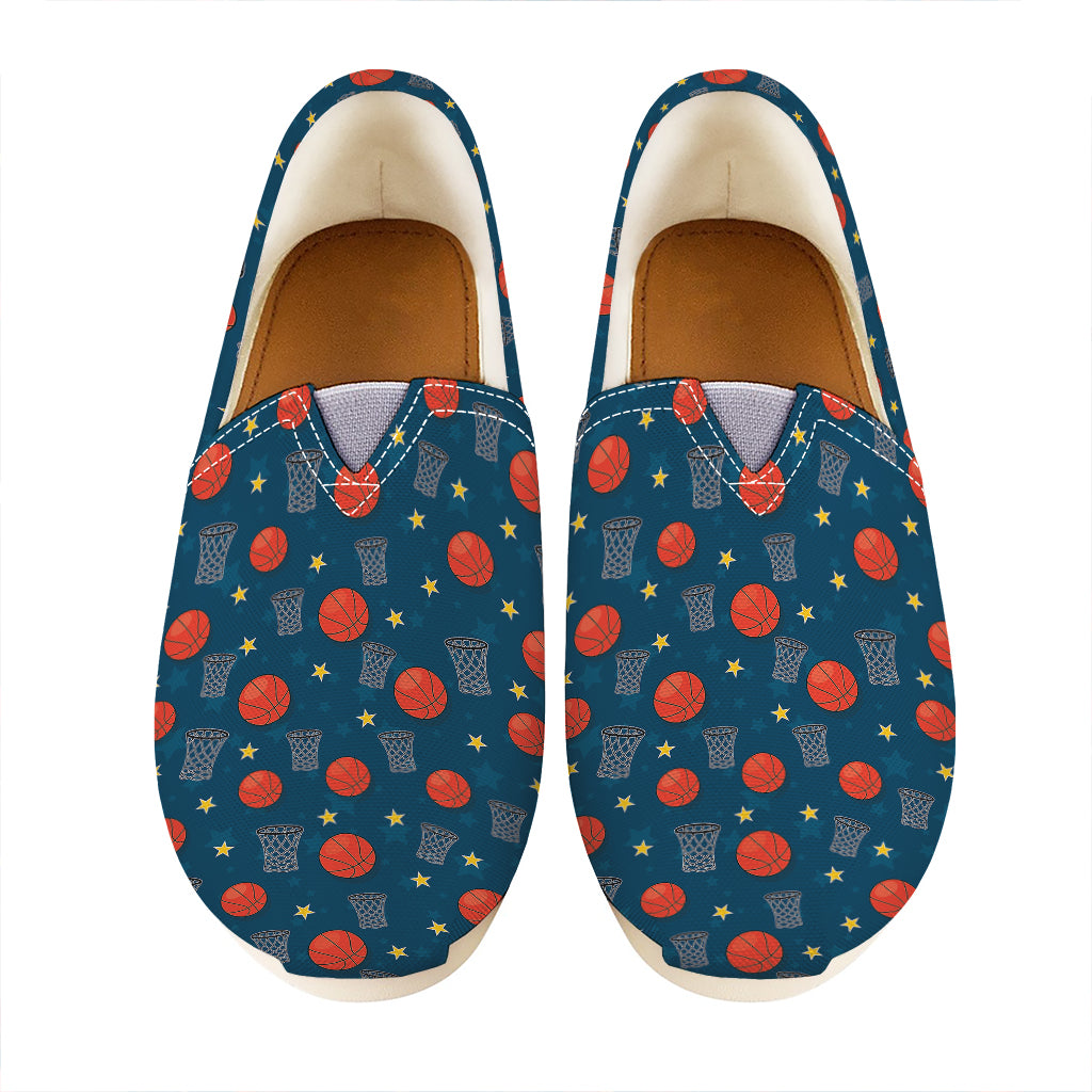 Basketball Theme Pattern Print Casual Shoes