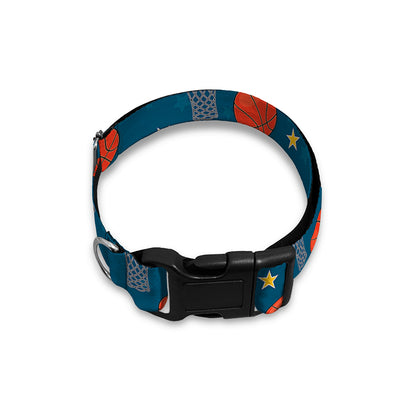 Basketball Theme Pattern Print Dog Collar