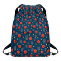 Basketball Theme Pattern Print Drawstring Backpack