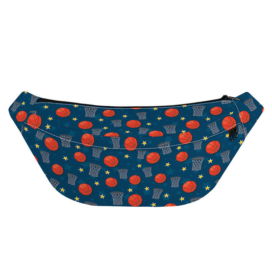 Basketball Theme Pattern Print Fanny Pack