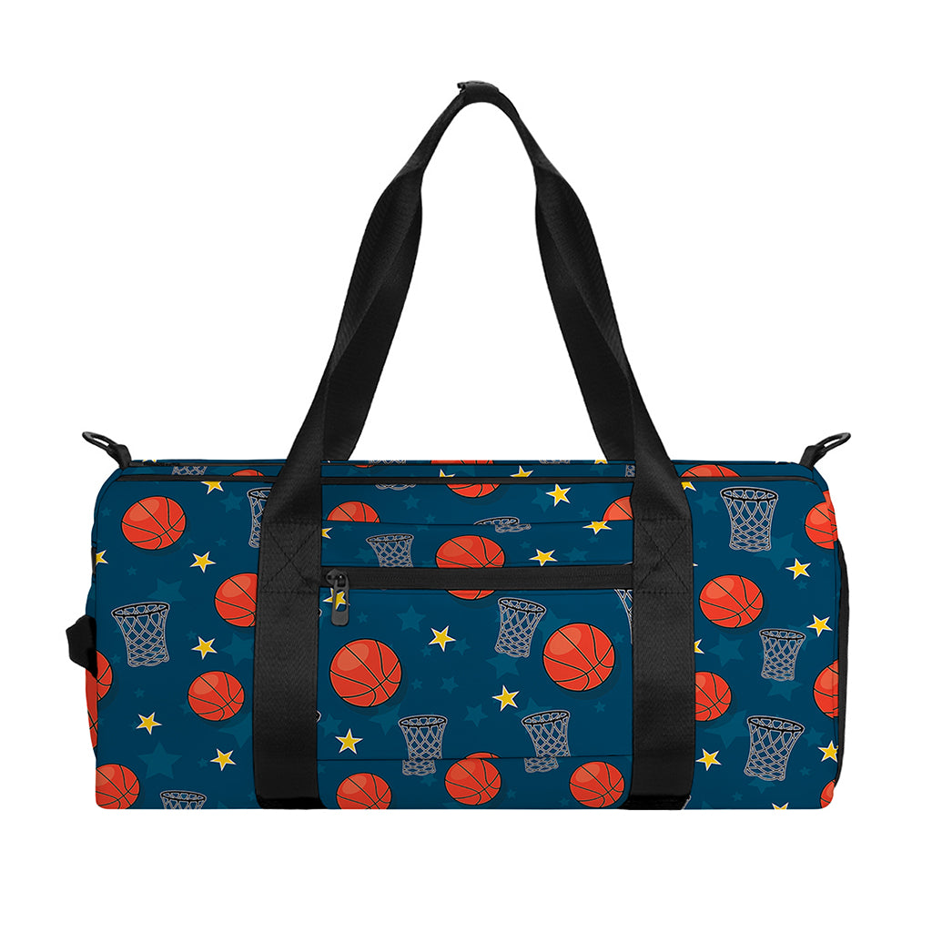 Basketball Theme Pattern Print Gym Bag