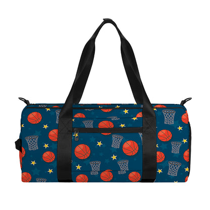 Basketball Theme Pattern Print Gym Bag
