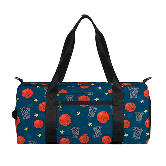 Basketball Theme Pattern Print Gym Bag