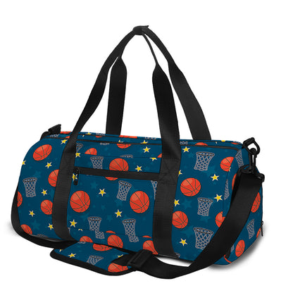 Basketball Theme Pattern Print Gym Bag