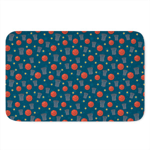 Basketball Theme Pattern Print Indoor Door Mat