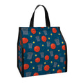 Basketball Theme Pattern Print Insulated Lunch Tote