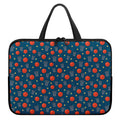 Basketball Theme Pattern Print Laptop Sleeve With Handle