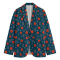 Basketball Theme Pattern Print Men's Blazer