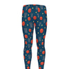 Basketball Theme Pattern Print Men's leggings