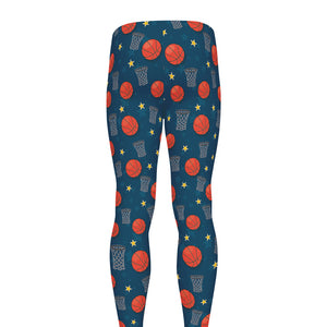 Basketball Theme Pattern Print Men's leggings