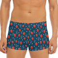 Basketball Theme Pattern Print Men's Short Boxer Briefs