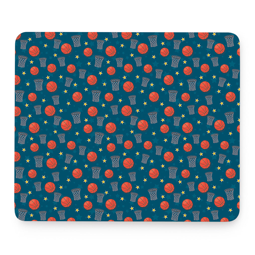 Basketball Theme Pattern Print Mouse Pad