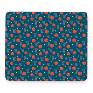 Basketball Theme Pattern Print Mouse Pad