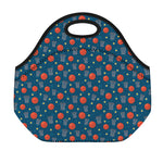 Basketball Theme Pattern Print Neoprene Lunch Bag