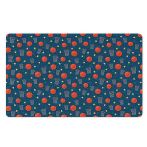 Basketball Theme Pattern Print Polyester Doormat