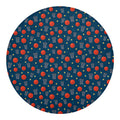 Basketball Theme Pattern Print Round Blanket