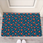 Basketball Theme Pattern Print Rubber Doormat