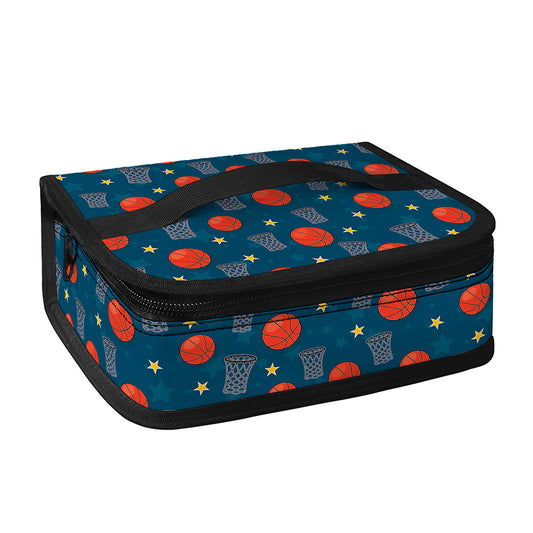 Basketball Theme Pattern Print Small Lunch Bag