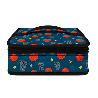Basketball Theme Pattern Print Small Lunch Bag