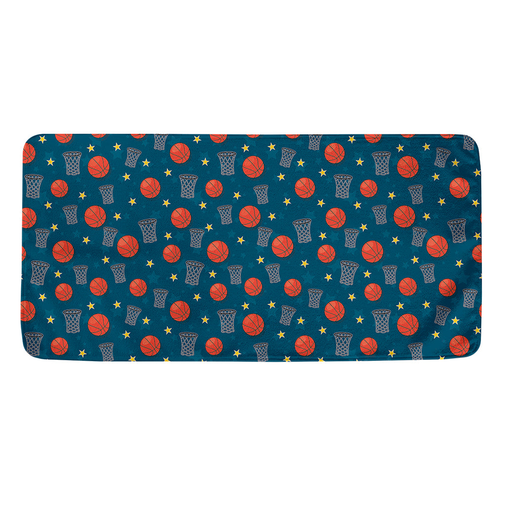 Basketball Theme Pattern Print Towel