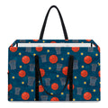 Basketball Theme Pattern Print Utility Tote Bag