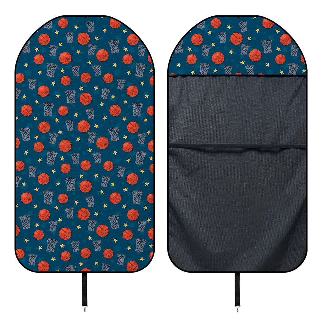 Basketball Theme Pattern Print Waterproof Car Seat Cover