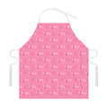Be Strong Breast Cancer Pattern Print Adjustable Apron