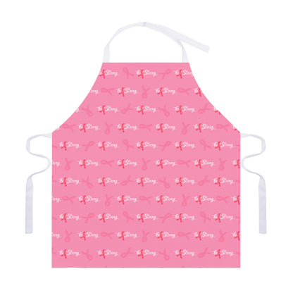 Be Strong Breast Cancer Pattern Print Adjustable Apron
