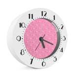 Be Strong Breast Cancer Pattern Print Alarm Clock