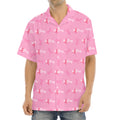 Be Strong Breast Cancer Pattern Print Aloha Shirt