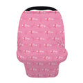 Be Strong Breast Cancer Pattern Print Baby Seat Cover