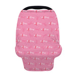 Be Strong Breast Cancer Pattern Print Baby Seat Cover