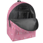 Be Strong Breast Cancer Pattern Print Backpack