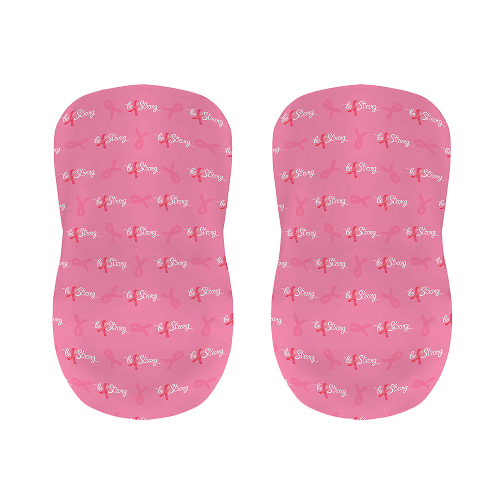 Be Strong Breast Cancer Pattern Print Bar Stool Covers