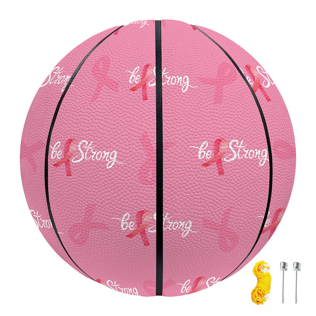 Be Strong Breast Cancer Pattern Print Basketball