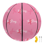 Be Strong Breast Cancer Pattern Print Basketball