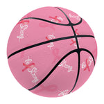 Be Strong Breast Cancer Pattern Print Basketball