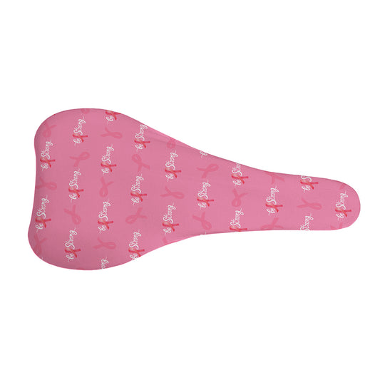 Be Strong Breast Cancer Pattern Print Bicycle Seat Cover