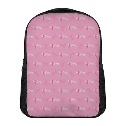 Be Strong Breast Cancer Pattern Print Casual Backpack