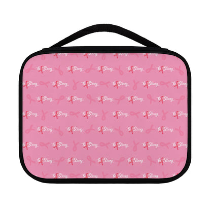 Be Strong Breast Cancer Pattern Print Classic Bible Case