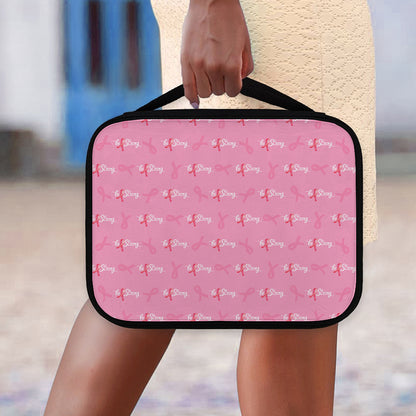 Be Strong Breast Cancer Pattern Print Classic Bible Case